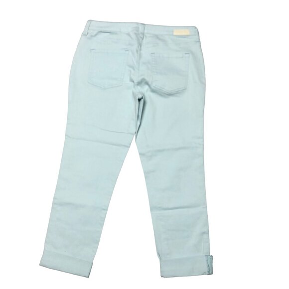 JagJeans Ankle Pants Womens Size 8 x 29 Light Blue Stretch Denim Spring Summer - Picture 3 of 7